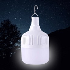 約翰家庭百貨 掛式充電型LED燈泡 12W 停電應急燈 三種模式 節能省電燈泡 露營燈 夜市燈 緊急照明【ZF0303】, 1個