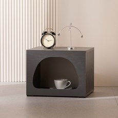 온드 A1타입 다용도 수납장 협탁 침대협탁 협탁테이블, 그레이, 1개