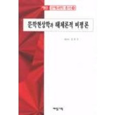 문학현상학과 해체론적 비평론, 예림기획