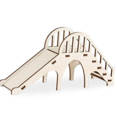 펫 목재 입체퍼즐 - 영공방 햄스터 놀이터 미끄럼틀 bri*93372kP, 1개