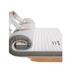 침대 토퍼 메모리 폼 단단한 캠핑 돌침대 라텍스 침대토퍼, G. G레터 화이트 7CM, L. 맞춤형 침대 문의