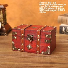 해적보물상자 레트로 소품 대형 정리함 박스 장신구, A. 트럼펫 6266