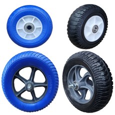 수레바퀴 구루마 손수레 전용바퀴 우레탄바퀴 300mm(12) 발포바퀴(청색), 1개