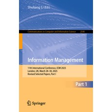 (英文圖書)Information Management: 11th International Conference ICIM 2025 London Uk Ma... 平裝版, Springer, 英文