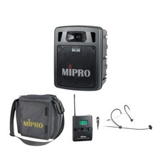 MIPRO MA-300 單頻道無線擴音機, 無分色(含收納包), 1箱, 配1組耳掛麥克風