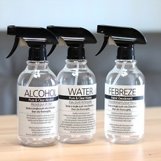 Romantic November 白色噴槍噴霧瓶 白色 520ml 3入組, 標籤1白色, 1套