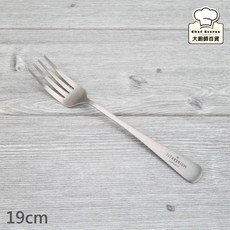 Lucuku 鈦鑽純鈦筷子/湯匙/叉子/餐具盒組, 鈦色, 1個, 鈦叉