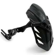 臺灣出貨 守護者後擋泥闆通用適用小牛雅迪小猴子m3m5電摩改裝擋水泥瓦後盾, 四代擋泥板通用【水轉印】黑色, 1個