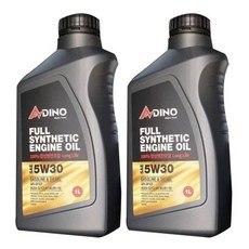 아디노 벨퍼포먼스 고성능 롱라이프 합성엔진오일, 2개, 5w30, 1L