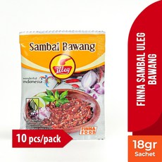 울렉 삼발 바왕 핫소스 18gr (Sambal Bawang), 1세트, 18g