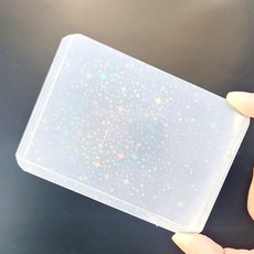 작은별 홀로그램 포토카드 포카 탑로더 보관 홀더 카드보호커버 포토카드홀더 포카보관함, 1개, 큰별