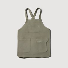 [JAJU/자주] 워크웨어 조끼 앞치마_60CM, 1개, 스틸그레이