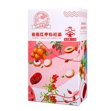 명품차 고급 전통 신선한 명차 선물용 남성용 용안 붉은 대추 및 구기자 차 용안 붉은 대추 및 구기자 말린 고기 작은 패키지 기 및 혈액에 영양을 공급하지 않음, 520g, 10개