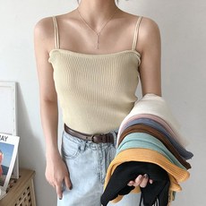골지나시 시원한 민소매 끈 나시 bbr+oTkoXr