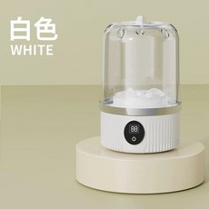 오파오 휴대용 미니 세탁기 속옷 아기옷 양말, 화이트, 기본 모델명/품번