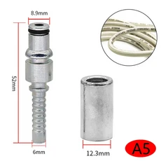 고압 와셔 호스 피팅 커넥터 Karcher AR 수리 어댑터 소켓 포함 1 세트, 02 as pic, 1cm
