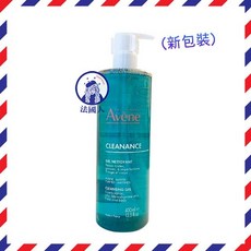 雅漾 控油舒緩潔膚凝膠400ml, 1個, 新包裝-雅漾 控油舒緩潔膚凝膠400ml