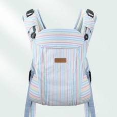 cy婴儿背带前抱式透气轻便简易抱带两用宝宝抱娃神器背巾腰凳其他, 1個, 多彩条纹（可后背）肩带可H可交叉X 限时配送全包围防咬巾:如图所示