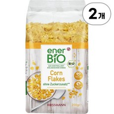 에너바이오 콘플레이크 무가당 enerBiO Cornflakes No Added Sugar 200g, 2개