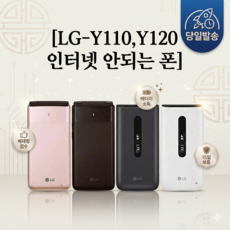 LG전자 LG폴더 Y110 Y120 인터넷안되는폰 공신폰 중고폰 실속전투형 모든기능정상 학생용 수험생 효도폰 알뜰폰 공기계 당일발송, 4GB, 랜덤 발송