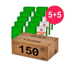 매직캔 리필 봉투 150R10D(5+5) 화장실휴지통 싱크대휴지통 MK 걸이형 (호환 MNE150 MPV10A), 12L, 280개