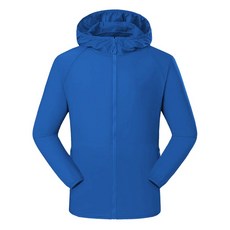 風扇防曬衣，輕巧透氣防曬外套，戶外活動必備，多色可選, 2XL-深海藍, 款式