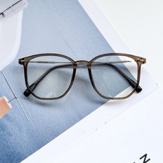 【Fee現貨3色新品】韓系顯臉小濾光感多角造型眼鏡 輕巧黑框鏡片平光眼鏡 冷茶色眼鏡 透明框眼鏡 無度數眼鏡 塑膠眼鏡