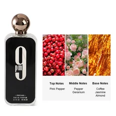 쿠쿠스토어 100ml 오리지널 남성 향수 아라베스 롱래스팅 바디 스프레이 콜로뉴 페로몬 오 드 퍼퓸 플로럴, 01 Black