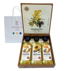 CJ 백설 식용유 선물세트 5호 요리유 해바라기씨유 한필몰