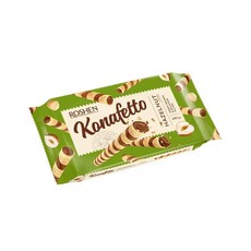 로센 Roshen 카나페토 헤이즐넛 크림 필링 롤 웨이퍼 140g, 1개