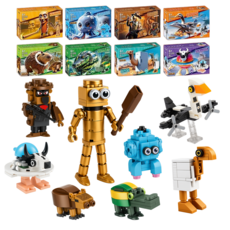 이탈리안 브레인롯 조립블럭 오리지널 8캐릭터세트 박스포장, 1개