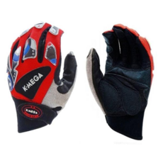 골프장갑 KMG 레트로 아웃도어 자전거 등산 캠핑 장갑, 레드 L