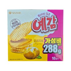 오리온 예감 오리지널 대용량 실속형, 18개, 16g