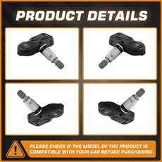 인피니티 QX80 닛산 아르마다 2017-2022 닛산 시마 2017-2020 타이어 공기압 모니터링 센서 PMV-C814 315MH, 01 4PCS