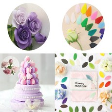 클레이 플라워&미니어처 만들기 공예 꽃 반투명 생화느낌 다른 클레이와 섞어 다양한 색상 표현 250g 17색, 하양