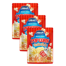 New 팝콘 버터솔트 400G, 3개
