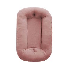 JoyBaby 嬰兒床中床 棉質加厚新生兒睡窩 便攜可折疊簡約款嬰兒床墊 子宮床, 粉