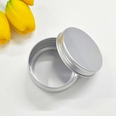 알루미늄 캔들 뚜껑 틴케이스 원형 80ml 핑크