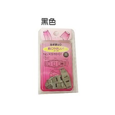 【佰昇國際 Baisheng】K510裙鉤 褲裙專用防滑衣架 (3入/包) 日本原裝進口, 1個, K510-01(黑), 黑