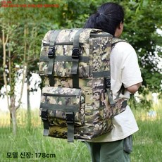 대용량 군용백팩 더블백 백팩 헬창 가방 밀리터리 여행용 헬스 위장 군인 등산 더플백