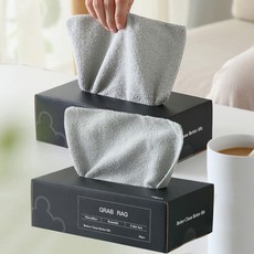 홈브로 뽑아쓰는 차량용 다용도 극세사 세차 타월 40매, 그레이, 1세트