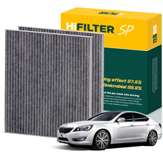 하이필터 기아 자동차 K7 활성탄 에어컨필터, 2개, K7 (VG) HI-B002