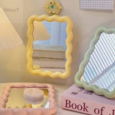 웬카 책상거울 파스텔 탁상거울, 핑크