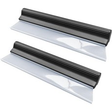 2PCS 자동차 스퀴지 건조용 10인치 T-바 워터 블레이드 유연한 실리콘 물 와이퍼 앞유리 유리 거울 욕실 창문10인치에 맞는 제품입니다, 10inch