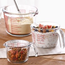 네오플램 내열유리 계량컵 눈금 비이커 3p세트 250ml+500ml+1000ml, 1개