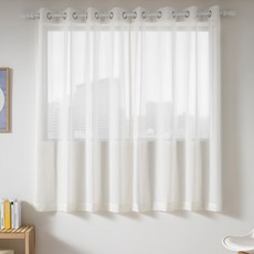 ALTTEURI 雪紡窗簾, 白色