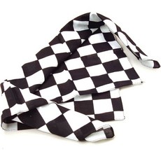 12개 체크무늬 깃발 손수건 레이싱 파티 소품