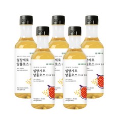 자연지애 설탕제로 알룰로스 액상 시럽 540g / 대체당 설탕대체 감미료, 5개