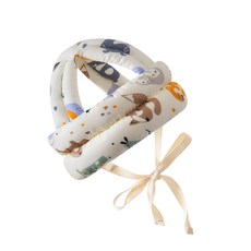 嬰幼兒安全防護頭盔 寶寶學步防摔帽, 1個, 動物王國