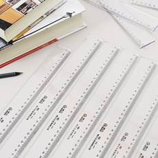 투명 플라스틱 사무용 자 세트 (40cm) jga*008ko